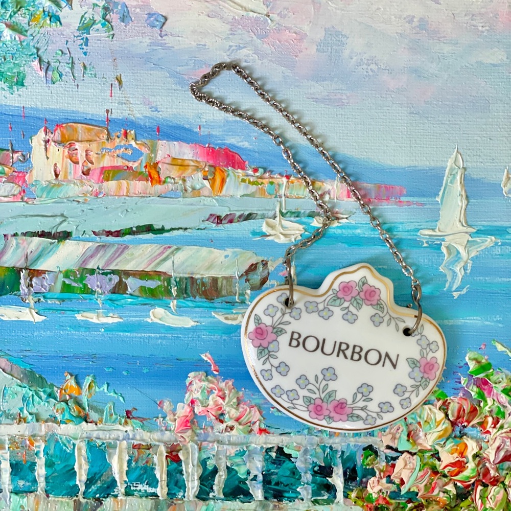 Bone China Kingsley Liquor Tag